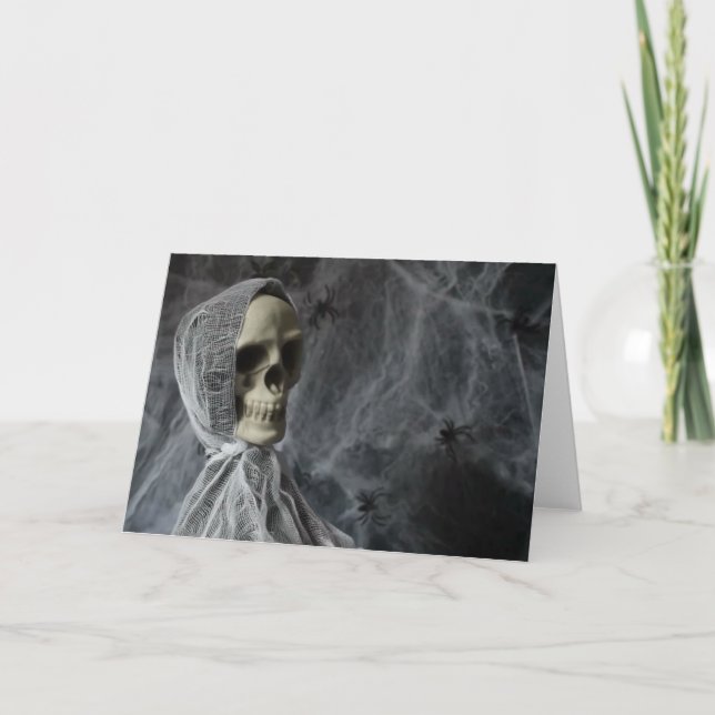 Cartão de Aventura de Halloween (Frente)
