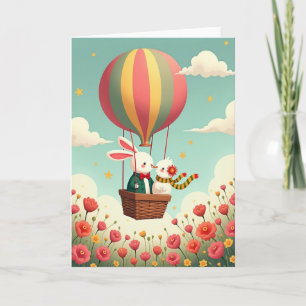 Cartão de Aventura dos Amigos Balão