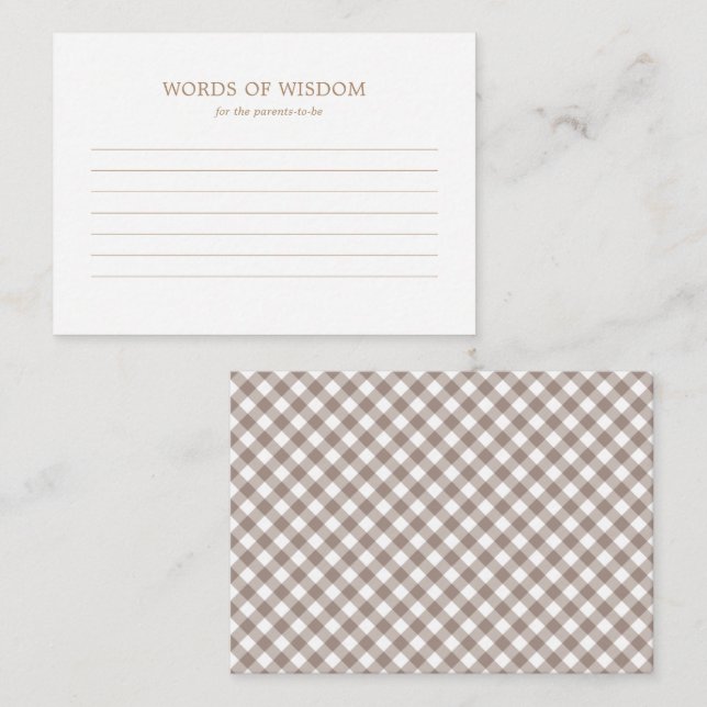 Cartão de Aviso - Chá de fraldas de outono Russo (Frente/Verso)