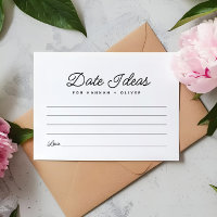 Cartão de Aviso de Casamento de Ideias Noturnas Mi