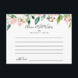 Cartão de Aviso de Casamento Floral do Elegant Dac<br><div class="desc">Este elegante cartão de conselho floral de outono é perfeito para um casamento moderno. Os design ilustram rosas rosa, pinceladas e brancas, peônias com folhagem verde agrupadas em buquês, acentuando as lindas cores de queda. Estas cartas são perfeitas para um casamento, chá de panela, chá de fraldas, festa de formatura...</div>