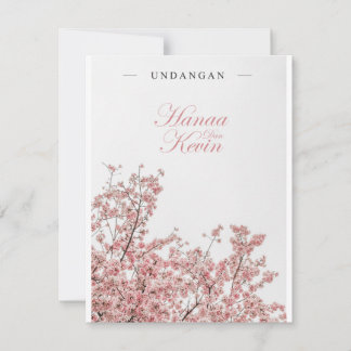 Cartão de Aviso de Hemorragia (Tema Floral)