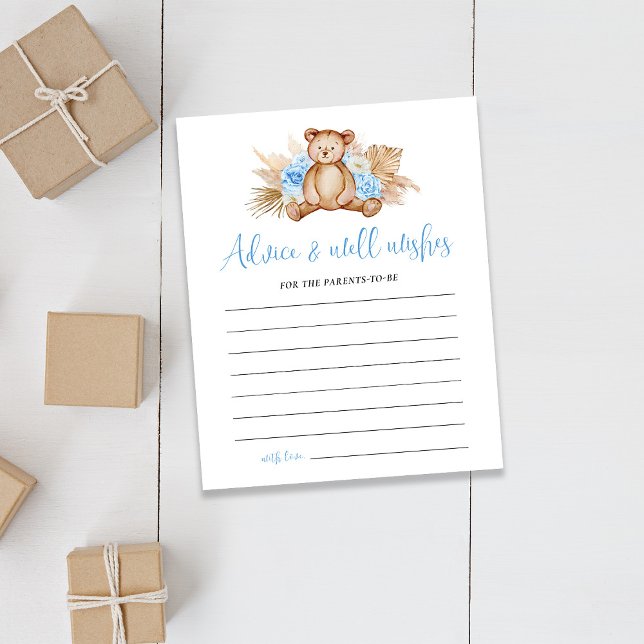 Cartão de Aviso do Urso de Teddy (Criador carregado)