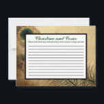 Cartão de Aviso Escrita Vintage Peacock Green enve<br><div class="desc">Estas adoráveis Cartas de Aconselhamento Escrito são a adição perfeita a qualquer casamento. Basta entregar estas cartas aos seus convidados, juntamente com canetas Sharpie de ponta fina. Seus hóspedes podem anotar qualquer conselho que tenham para a nova noiva e noiva. Estas são impressas com tamanho de 4, 25" x 5,...</div>