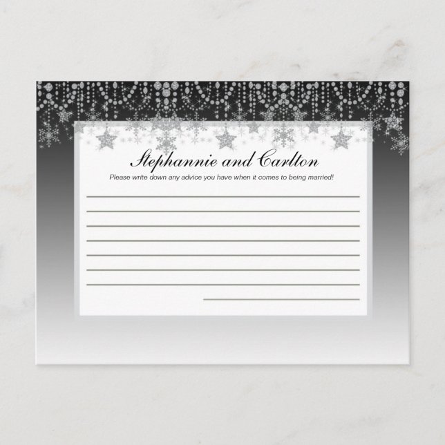 Cartão de Aviso Escritível de Casamento de Inglês (Frente)