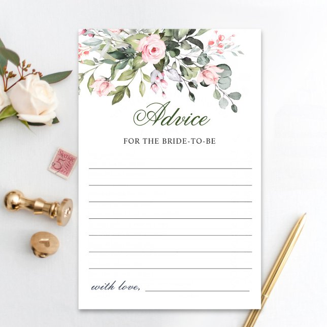 Cartão de Aviso Eucalyptus Greenery para Aquarelas (Criador carregado)