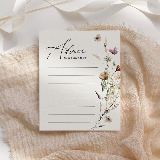 Cartão de Aviso para Chás de panela de Flor Selvag (Criador carregado)