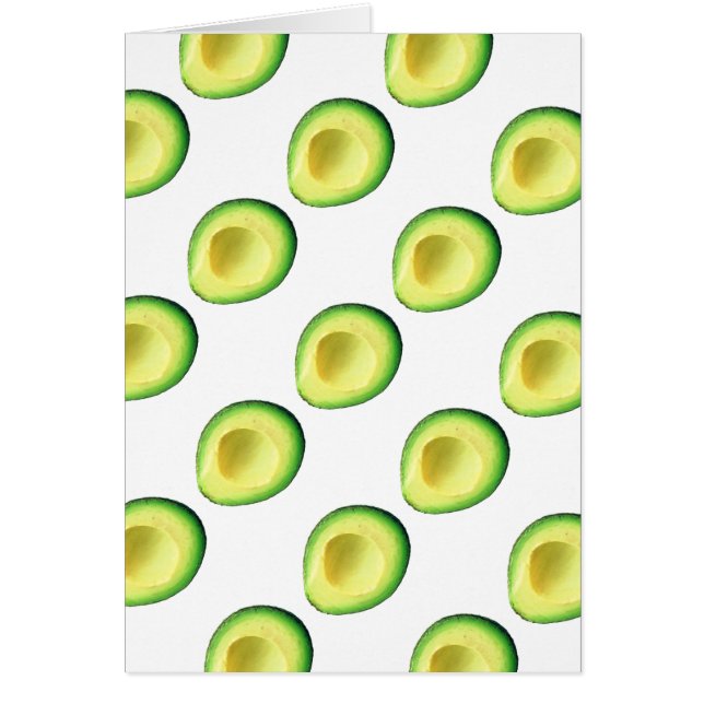 Cartão de Avocados para Aniversário, envelopes bra (Frente)