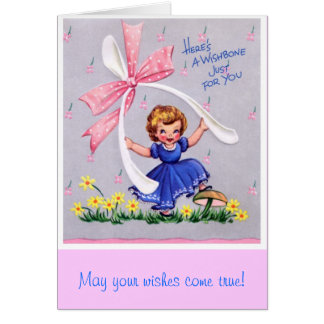 Cartão de b-dia do vintage do miúdo