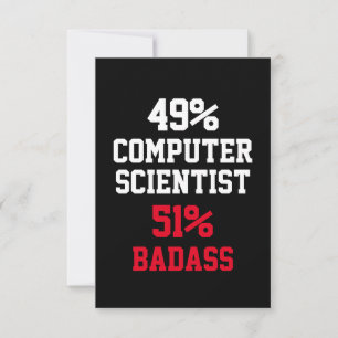 Cartão de Badass de Cientista da Computação