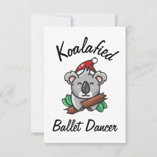 Cartão de Bailarina Koala