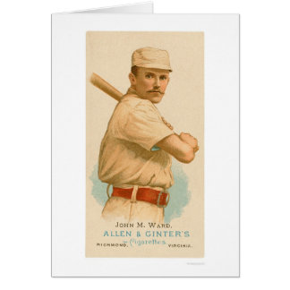 Cartão de basebol 1887 da divisão de John