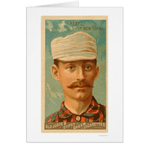 Cartão de basebol 1888 de Tim Keefe