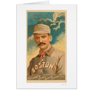 Cartão de basebol 1888 do rei Kelly