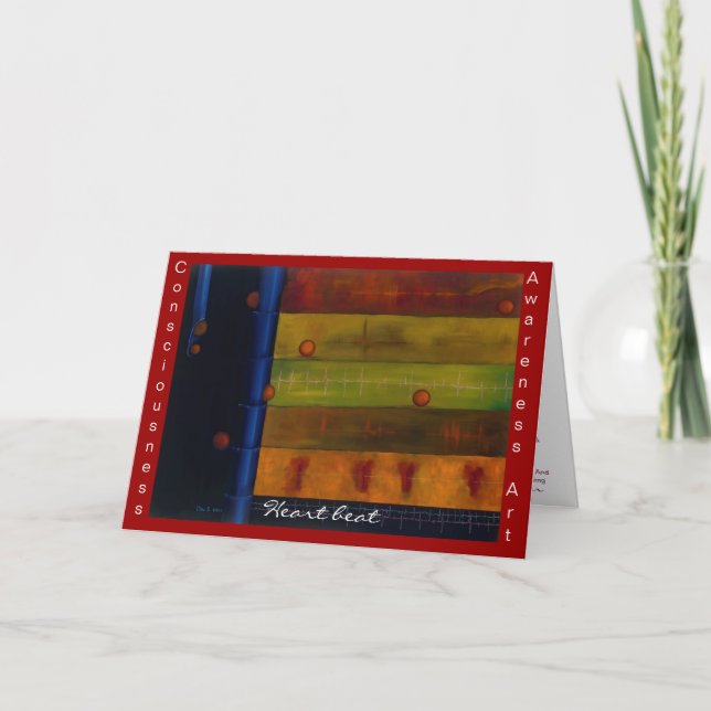 Cartão de batimento cardíaco (Frente)