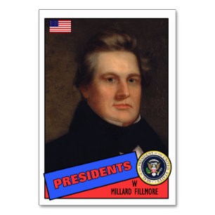 Cartão de Beisebol de Millard Fillmore
