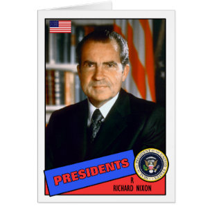 Cartão de beisebol de Richard Nixon