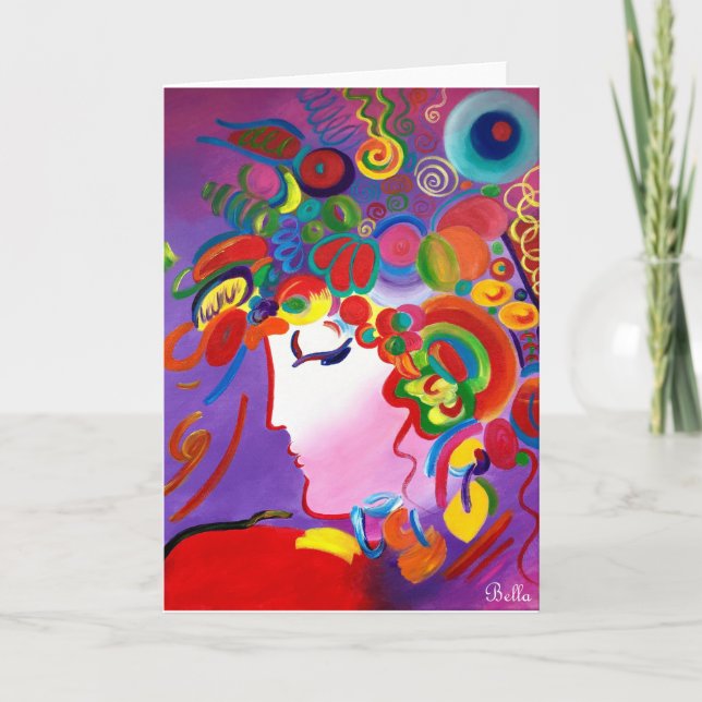 Cartão de Beleza Azul (Frente)