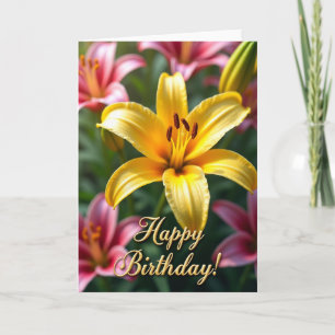 Cartão de Beleza Floral Elegante