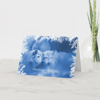 Cartão de Bênçãos do Solstício de Inverno 2024 com