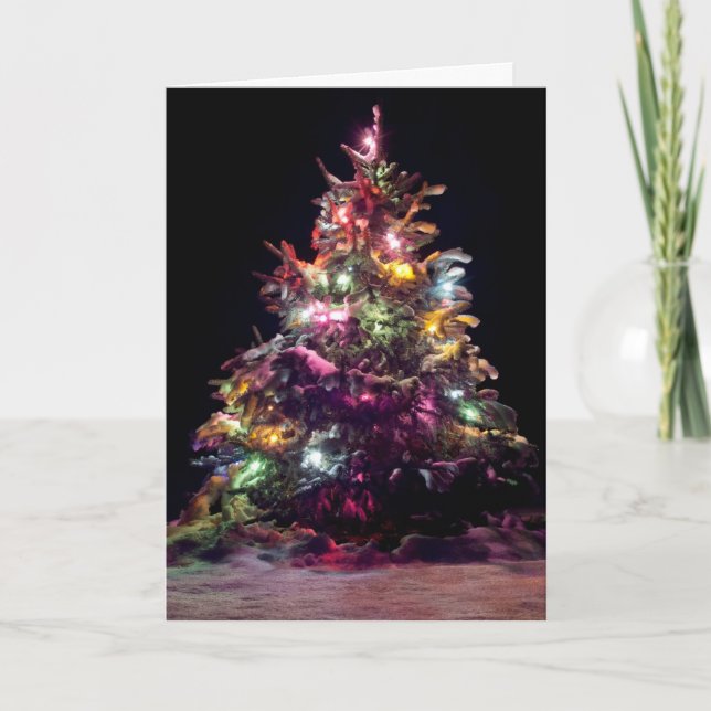 Cartão de Bessings do Natal (Frente)