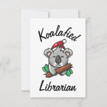 Cartão de Bibliotecário Koalafied