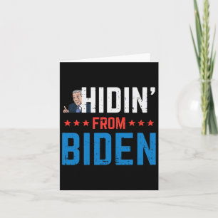 Cartão De Biden Anti-biden Harris Creepy Joe Republican