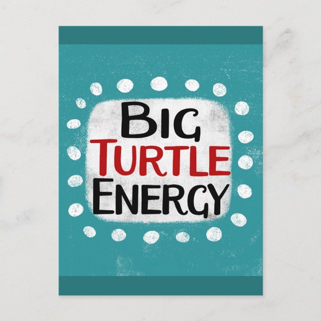 Cartão de Big Turtle Energy (Frente)