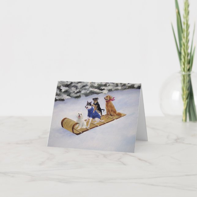 Cartão de bilhete Tobbagan Tails (Frente)