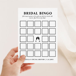 Cartão de Bingo Bridal
