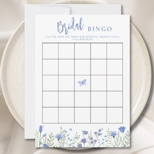 Cartão de Bingo de Chá de panela Floral de Flor Wi