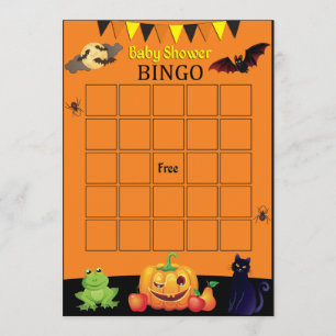 Cartão de Bingo Halloween