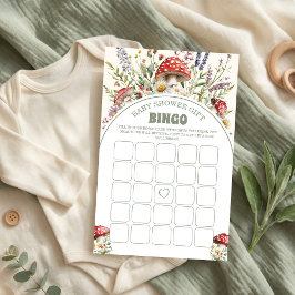 Cartão de Bingo para Chá de Bebê