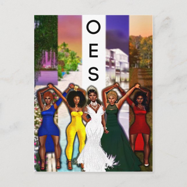 Cartão de Boas Festas / Cartão Postal em Branco OE (Frente)