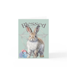 Cartão de Boas Festas da Ostara Bendita