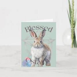 Cartão de Boas Festas da Ostara Bendita
