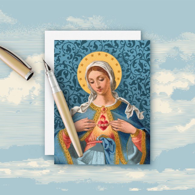 Cartão de Boas Festas da Rainha do Céu (Criador carregado)