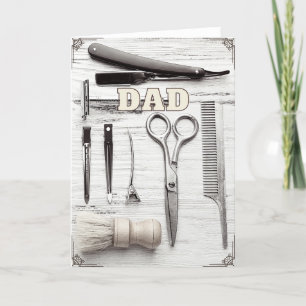 Cartão de Boas Festas de Aniversário do Dia dos Pa