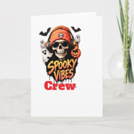 Cartão de Boas Festas de Halloween da Spooky Vibes