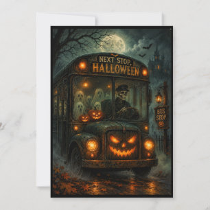 Cartão de Boas Festas de Halloween de Fantasmas Vi