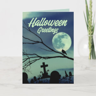 Cartão de Boas Festas de Halloween Sweet Darkness