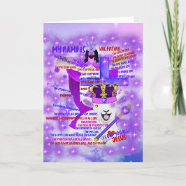 Cartão de Boas Festas de Jesus Cristo Cordeiro de