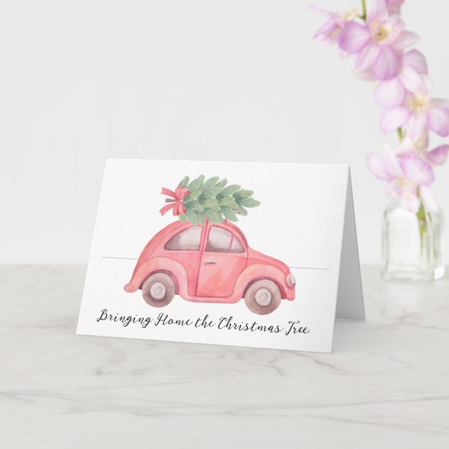 Cartão de Boas Festas de Levar a Árvore de Natal p (Orquídea)