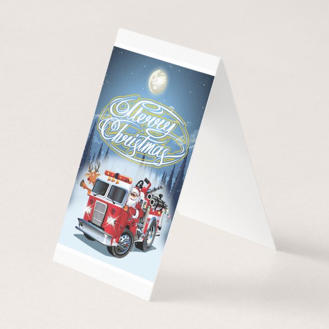 cartão de Boas Festas de Natal (Verso)