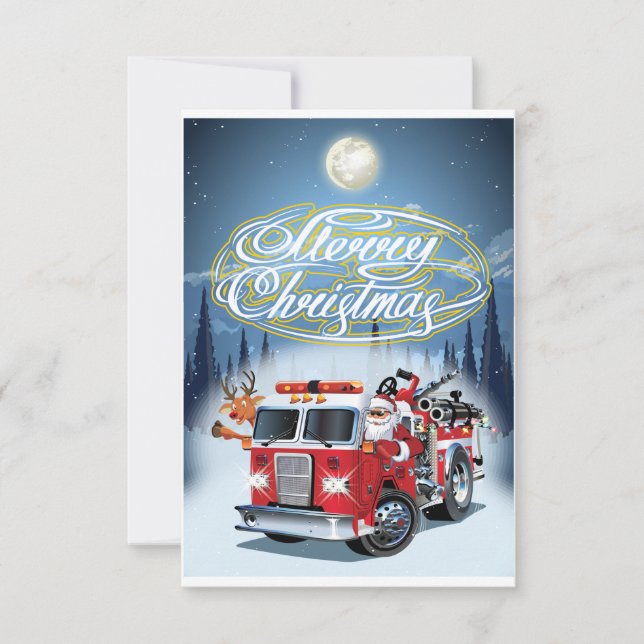 cartão de Boas Festas de Natal (Frente)