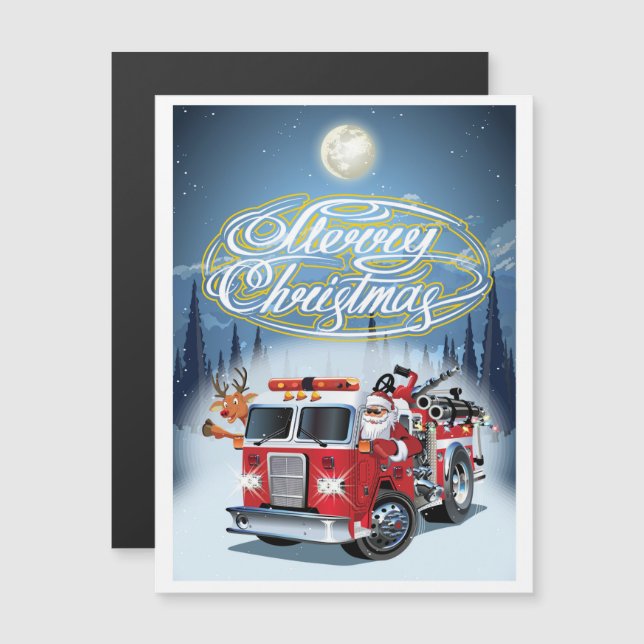 cartão de Boas Festas de Natal (Frente/Verso)