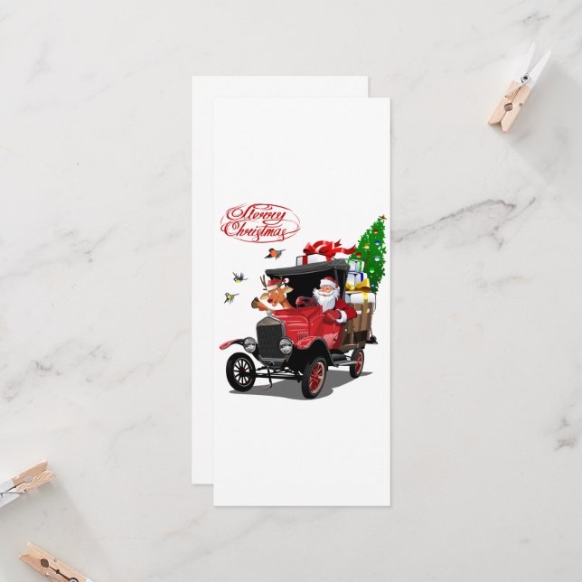 Cartão de Boas Festas de Natal (Frente/Verso In Situ)