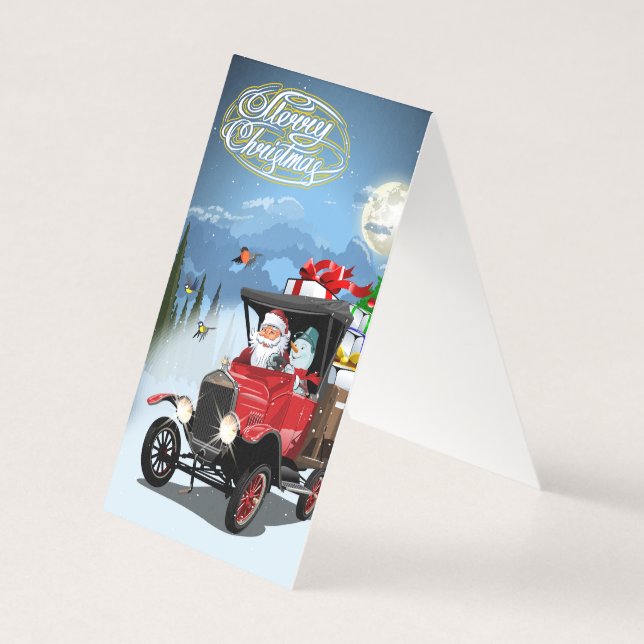 Cartão de Boas Festas de Natal (Verso)