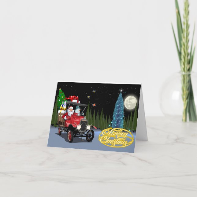 Cartão de Boas Festas de Natal (Frente)