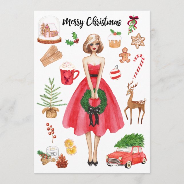 Cartão de Boas Festas de Natal (Frente)